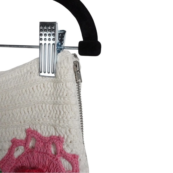 Love The Label Leighton Skirt Size XS NWT Multi Ivory Crochet Cotton Mini Boho - Picture 4 of 11